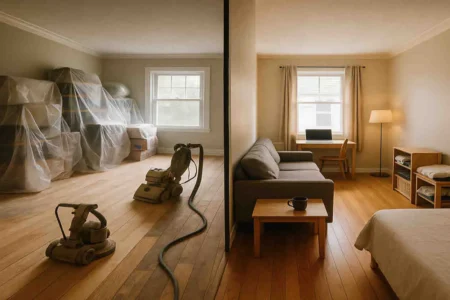 How Do You Manage Living in a House While Refinishing Floors?