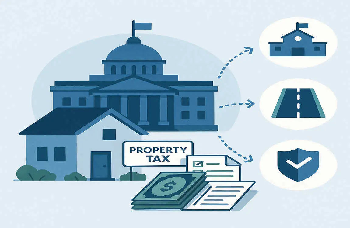 is real estate tax the same as property tax