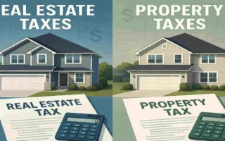 are real estate taxes the same as property taxes