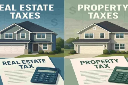 are real estate taxes the same as property taxes