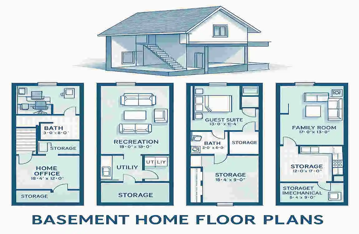 Trending Small Basement Home Plans: Innovative Designs for Compact Living Spaces