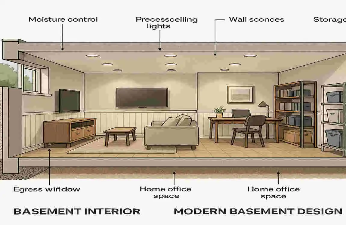 Ultimate Guide to Basement Interior Design: Smart Ideas to Boost Your House’s Value and Style
