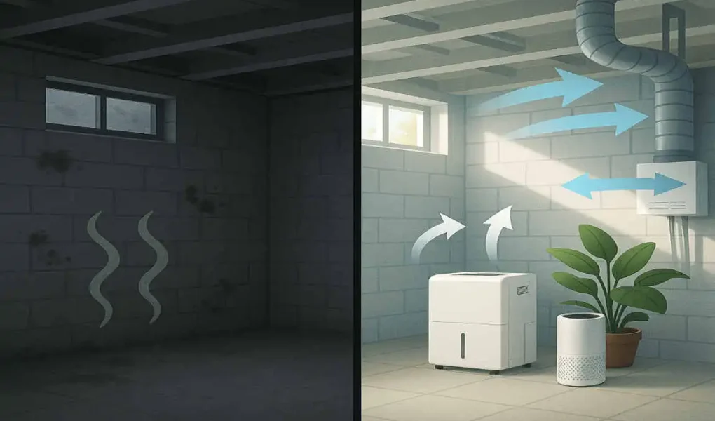 How to Improve Basement Air Quality: Essential Home Tips for a Healthier Living Space