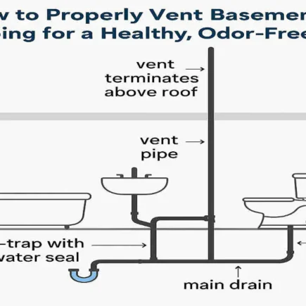 How to Properly Vent Basement Plumbing for a Healthy, Odor-Free Home