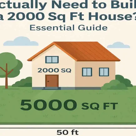 How Much Land Do You Actually Need to Build a 2000 Sq Ft House? Essential Guide
