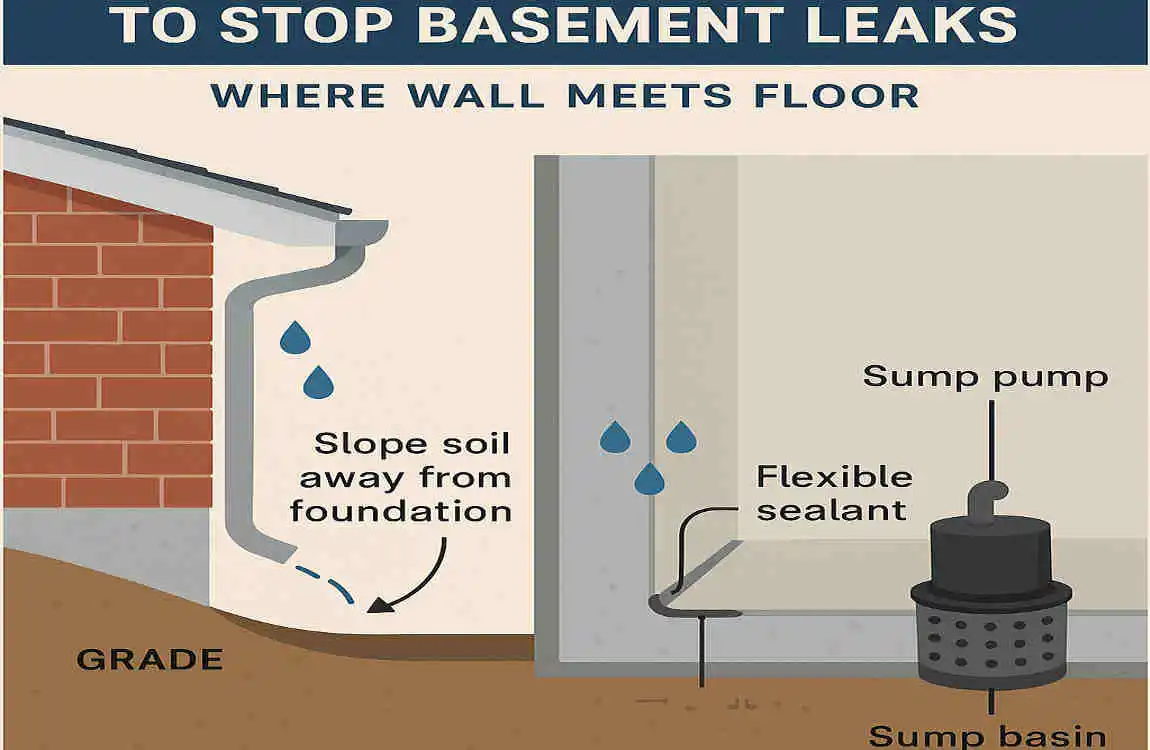 Basement Leaking Where Wall Meets Floor? Essential Home Solutions to Stop Water Damage