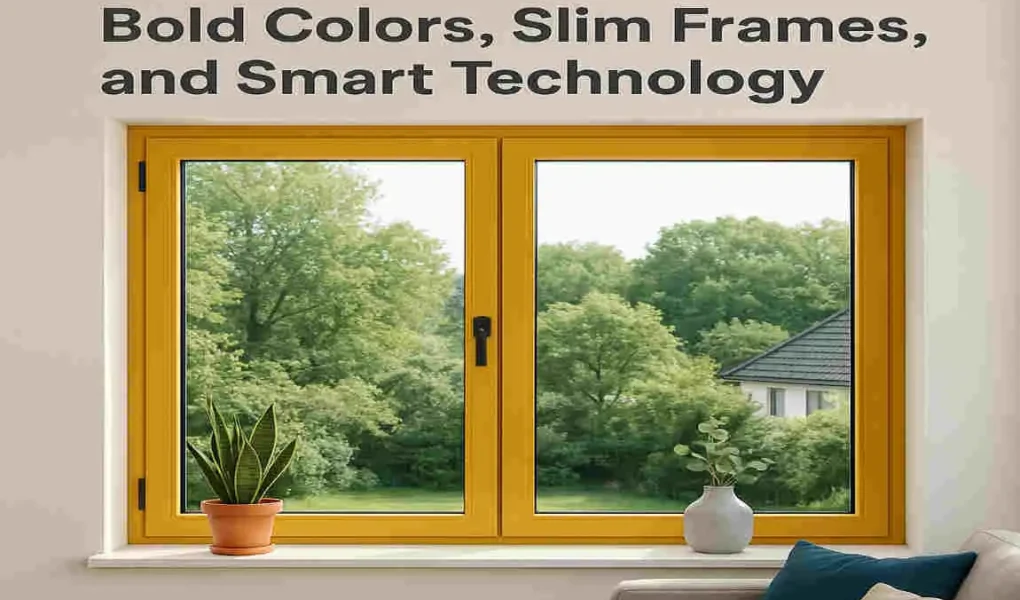 Top House Window Design Trends for: Elevate Your Home with Bold Colors, Slim Frames, and Smart Technology