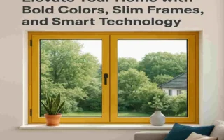 Top House Window Design Trends for: Elevate Your Home with Bold Colors, Slim Frames, and Smart Technology