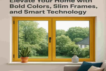 Top House Window Design Trends for: Elevate Your Home with Bold Colors, Slim Frames, and Smart Technology