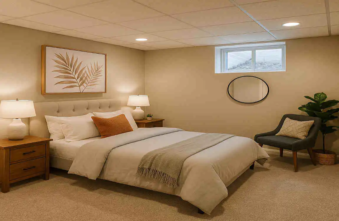 what makes a basement bedroom