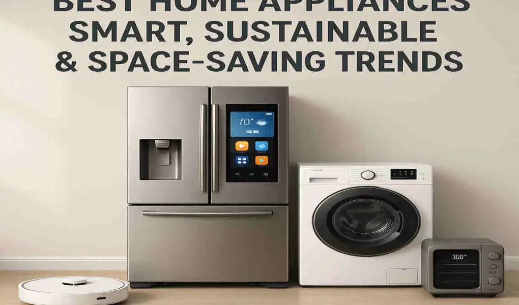 Best Home Appliances: Smart, Sustainable & Space-Saving Trends