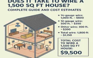 How Much Wire Does It Take to Wire a 1,500 Sq Ft House? Complete Guide and Cost Estimates