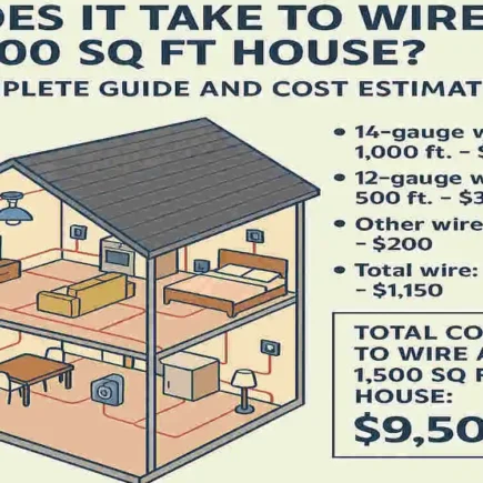How Much Wire Does It Take to Wire a 1,500 Sq Ft House? Complete Guide and Cost Estimates