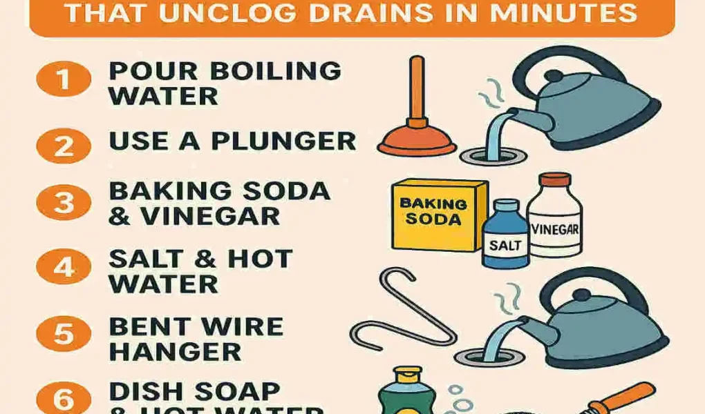 How to Clean House Pipes Fast: 7 Eco-Friendly Hacks That Unclog Drains in Minutes