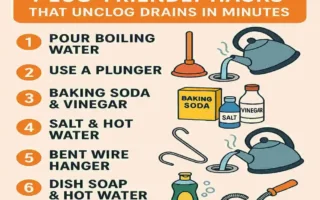 How to Clean House Pipes Fast: 7 Eco-Friendly Hacks That Unclog Drains in Minutes