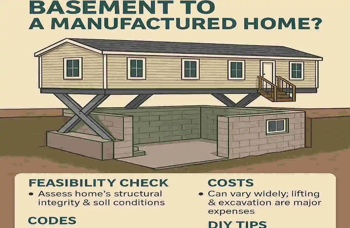 Can You Add a Basement to a Manufactured Home? Expert Guide to Costs, Codes & DIY Tips