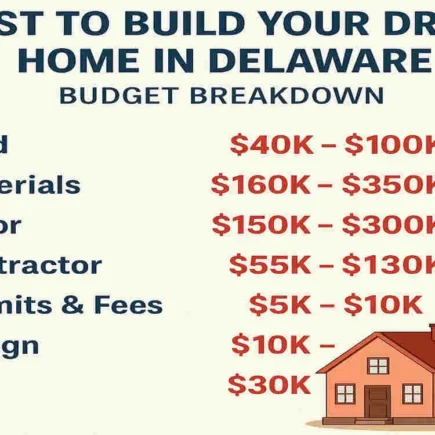 Cost to Build Your Dream Home in Delaware: Budget Breakdown