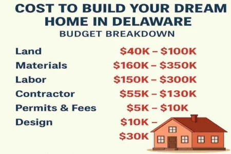 Cost to Build Your Dream Home in Delaware: Budget Breakdown