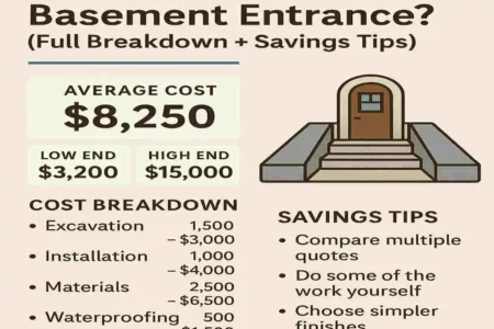 How Much Does It Cost to Add a Basement Entrance? (Full Breakdown + Savings Tips)
