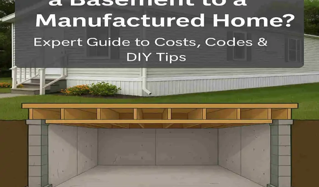 Can You Add a Basement to a Manufactured Home? Expert Guide to Costs, Codes & DIY Tips