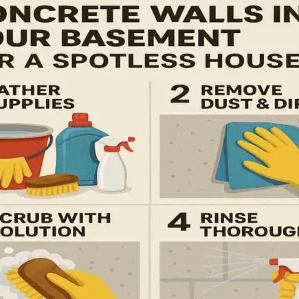 Effortless DIY Guide: How to Clean Concrete Walls in Your Basement for a Spotless House