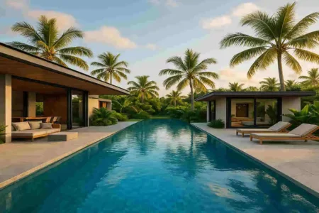 Modern Swimming Pool House Design Ideas: Infinity Pools & Tropical Retreats