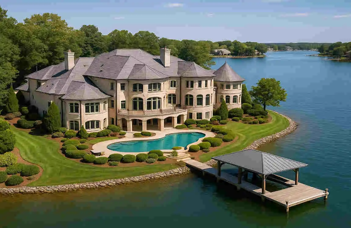celebrity lake norman house