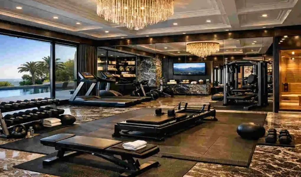 celebrity home gym