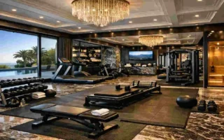 celebrity home gym