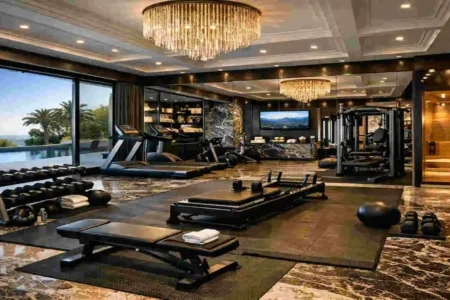 celebrity home gym