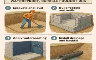 How to Build a Home Basement: Step-by-Step DIY Guide for Waterproof, Durable Foundations