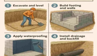 How to Build a Home Basement: Step-by-Step DIY Guide for Waterproof, Durable Foundations