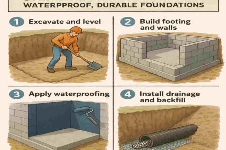 How to Build a Home Basement: Step-by-Step DIY Guide for Waterproof, Durable Foundations