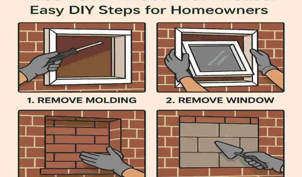 How to Remove Basement Window from House: Easy DIY Steps for Homeowners