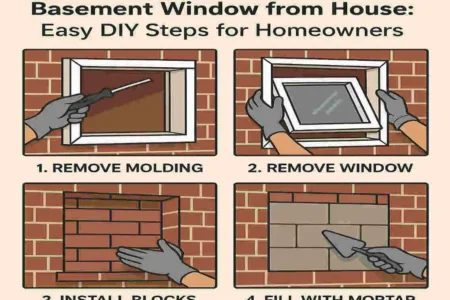 How to Remove Basement Window from House: Easy DIY Steps for Homeowners