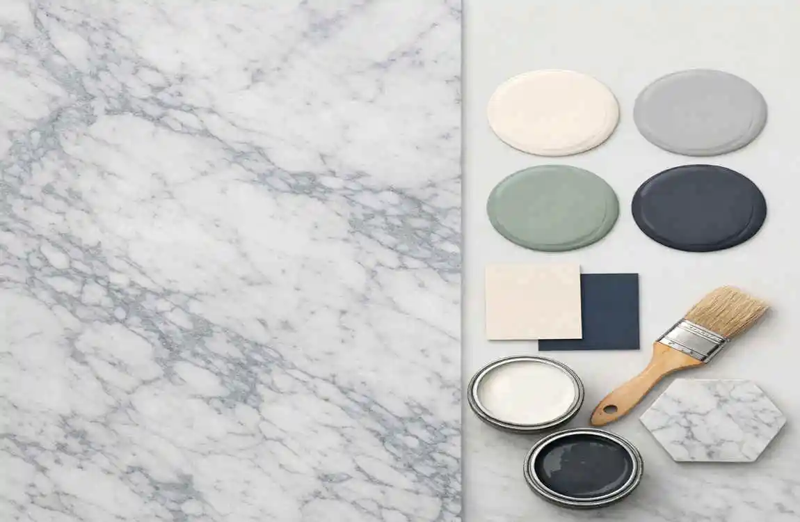 What Color to Paint a Carrara Marble Bathroom: 7 House-Ready Shades for Timeless Elegance