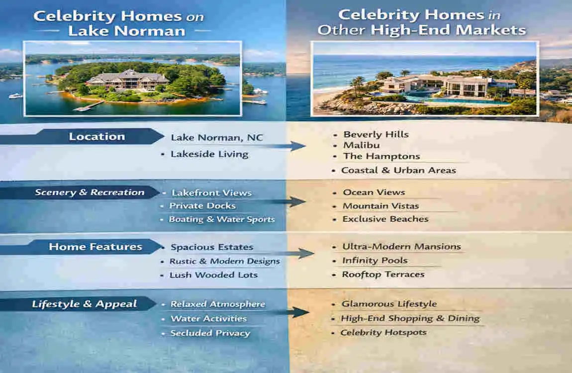 celebrity lake norman house