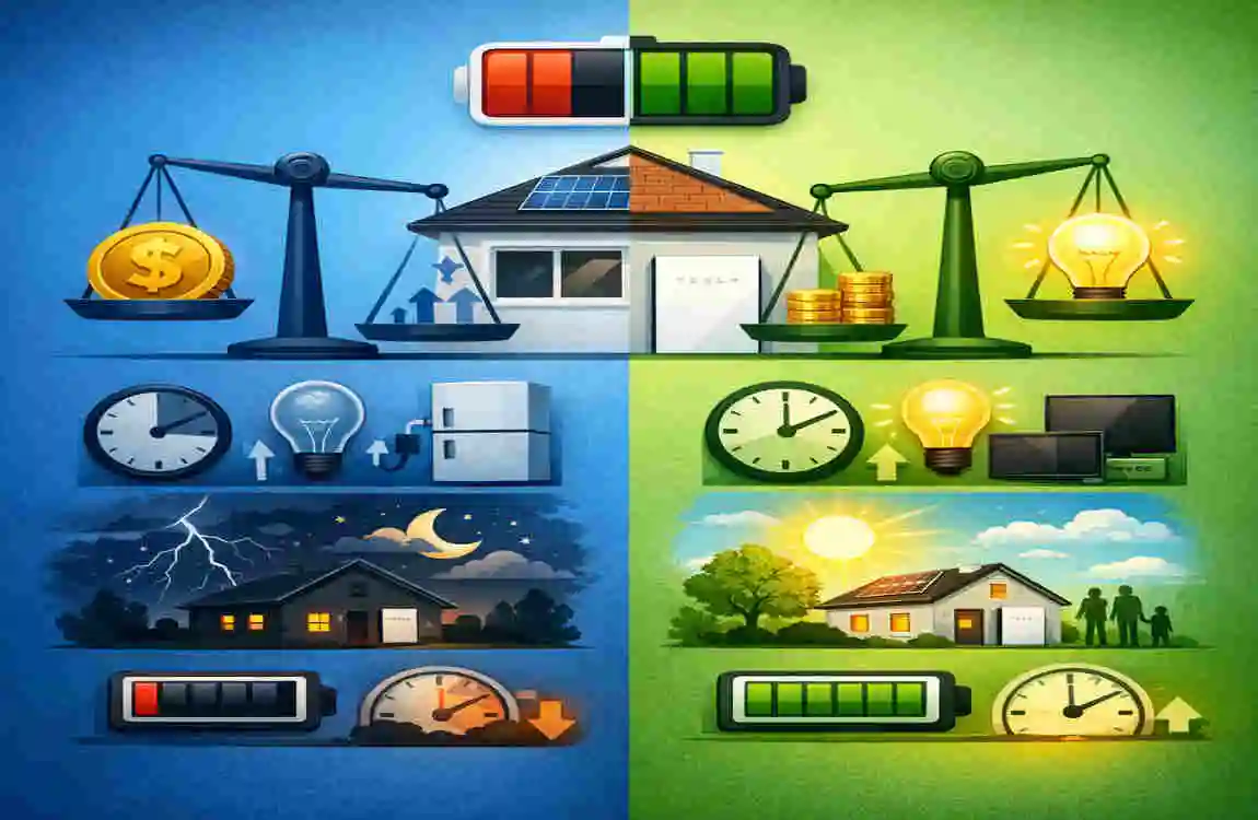 how long can powerwall power a house