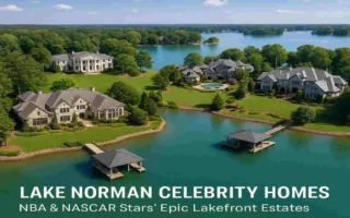 celebrity lake norman house