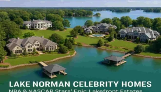 celebrity lake norman house