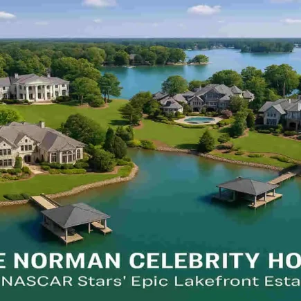 celebrity lake norman house
