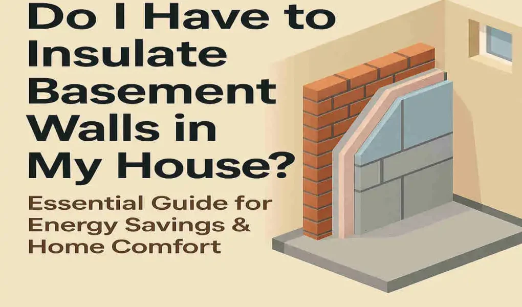 Do I Have to Insulate Basement Walls in My House? Essential Guide for Energy Savings & Home Comfort