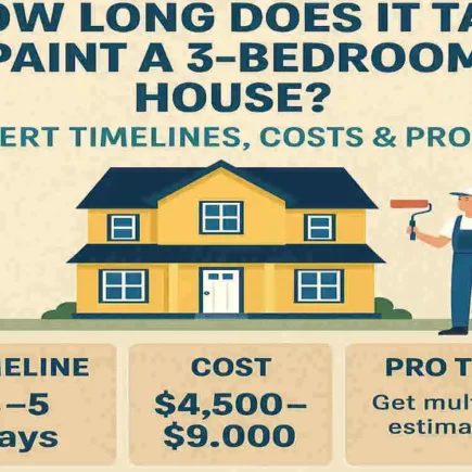 How Long Does It Take to Paint a 3-Bedroom House? Expert Timelines, Costs & Pro Tips