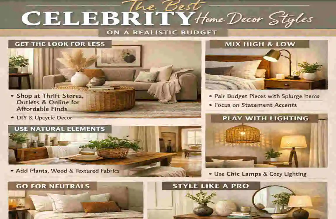 best celebrity home decor