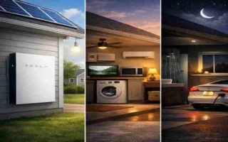 how long can powerwall power a house