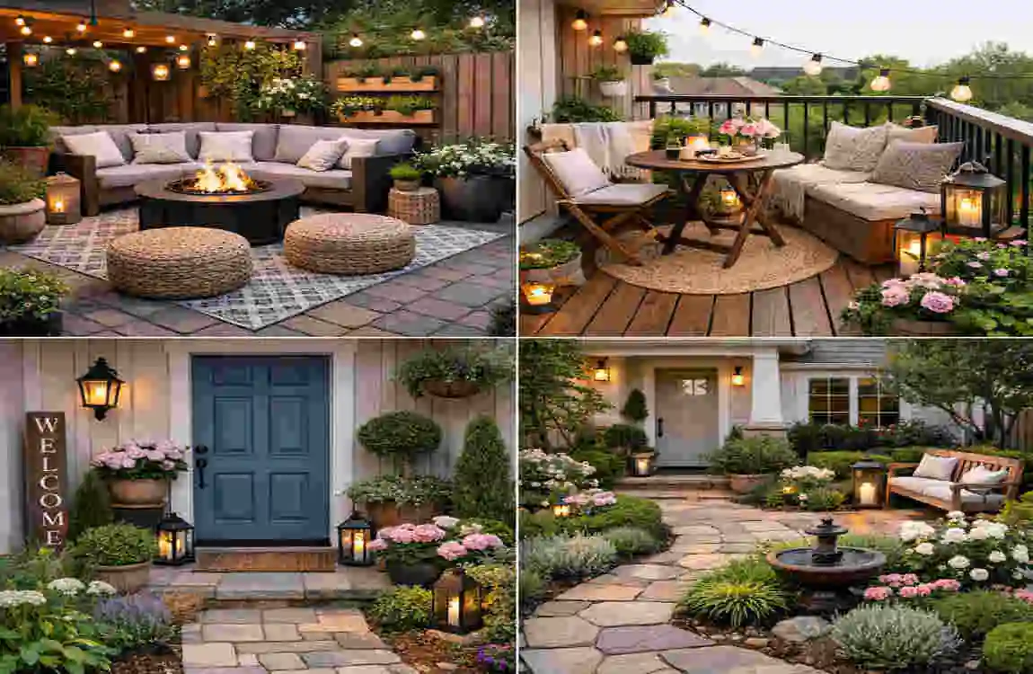 Small House Garden Makeover Ideas for Patio, Balcony, and Entryway ...
