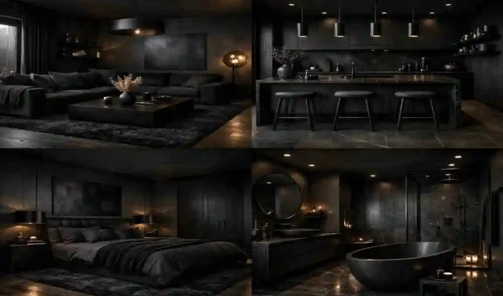 Room-by-Room Styling Guide for Your All Black Interior House