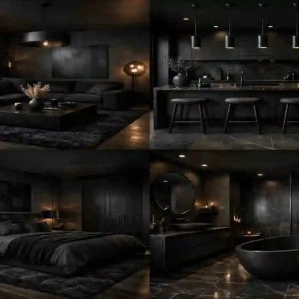 Room-by-Room Styling Guide for Your All Black Interior House