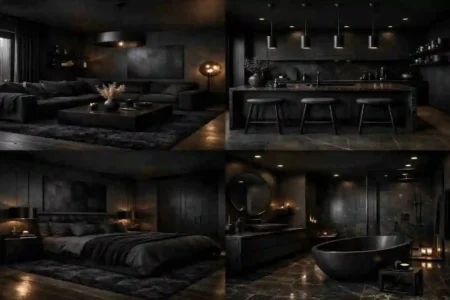 Room-by-Room Styling Guide for Your All Black Interior House