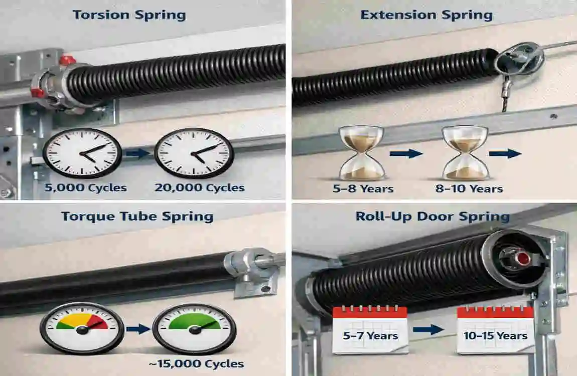 how long do garage door spings last mgapgarage
